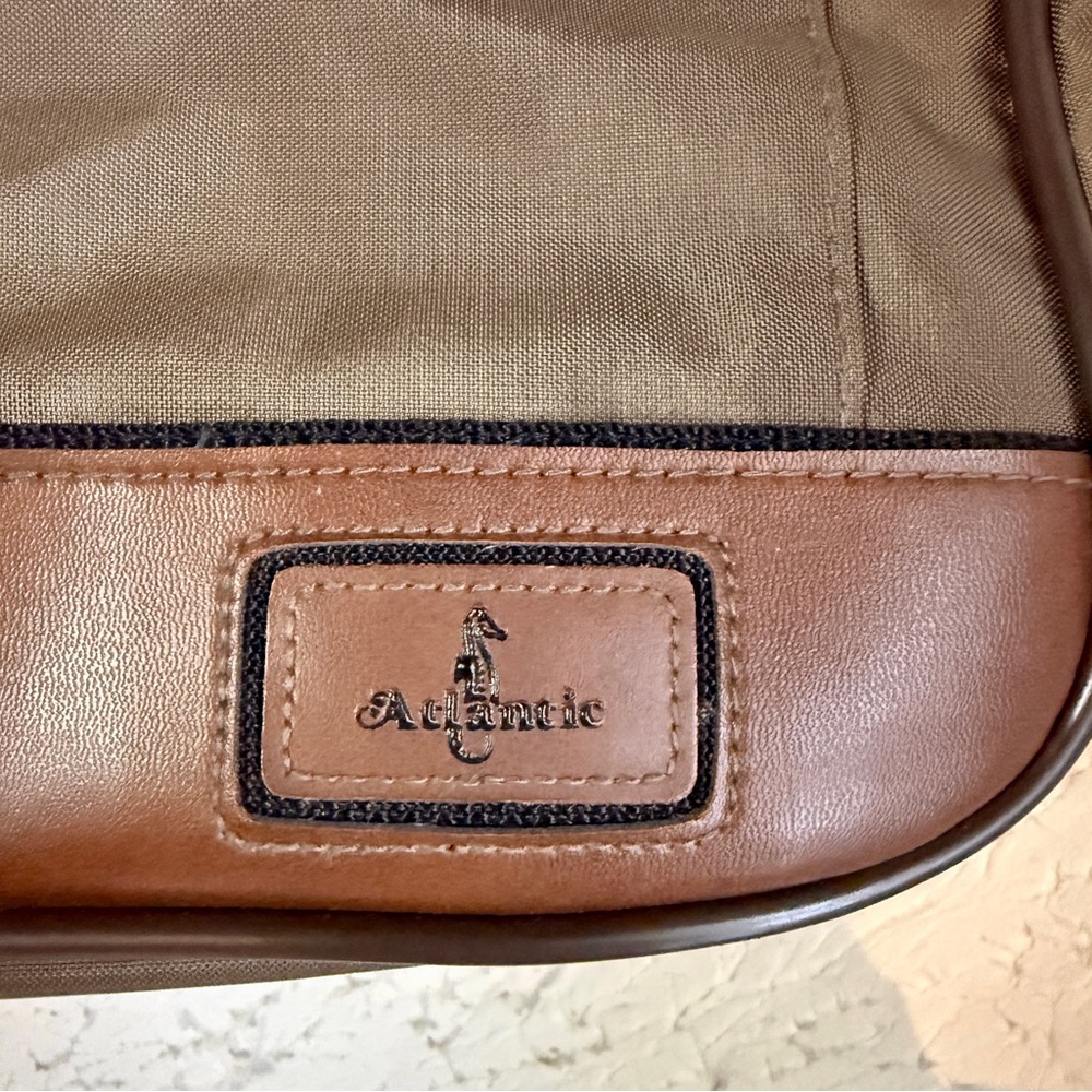 Olive and Brown Men's Messenger Bag - Picture 3 of 11